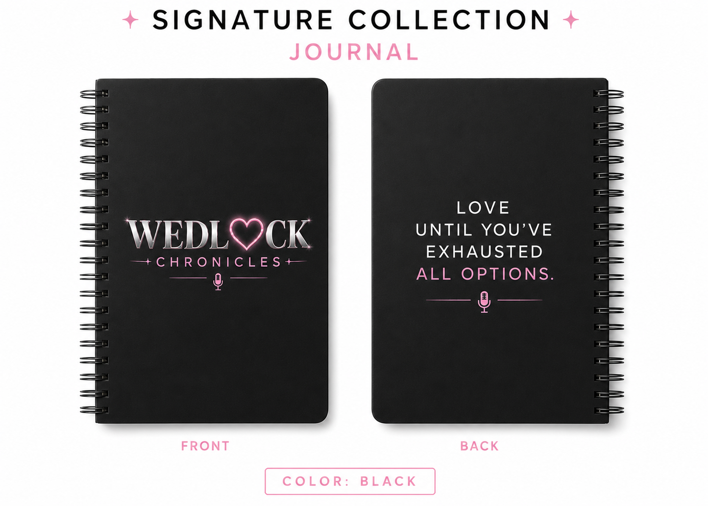 Wedlock Signature Journal