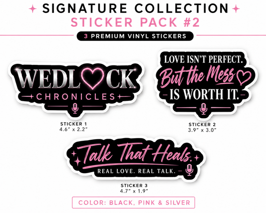 Wedlock Signature Stickers