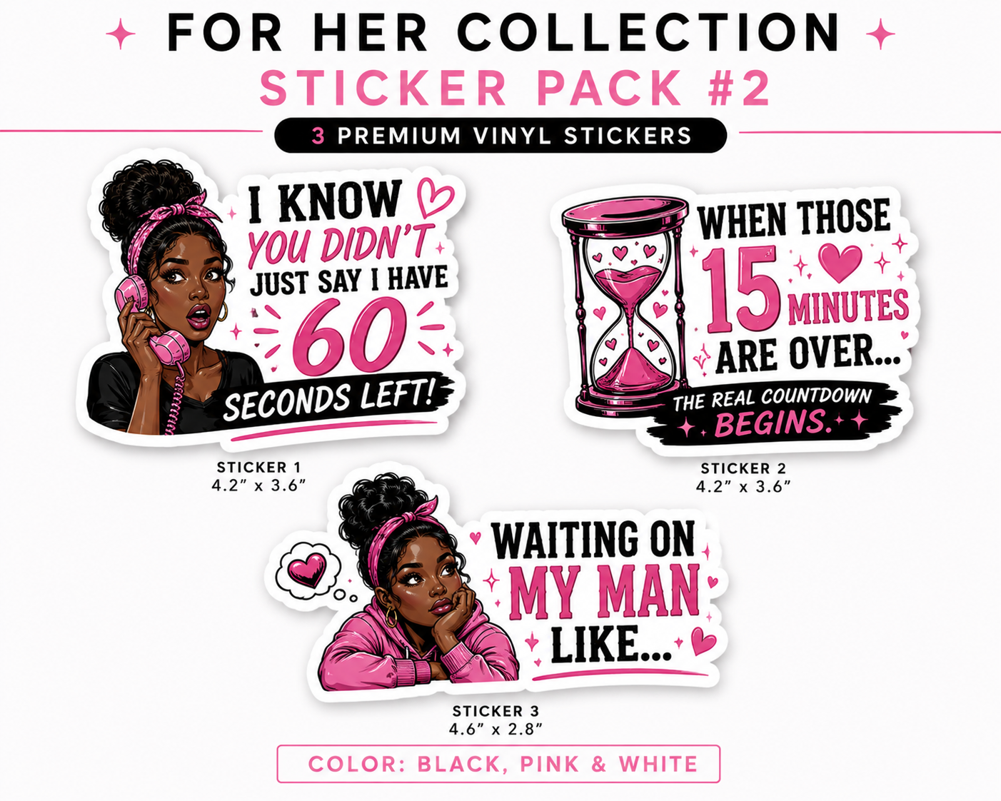 For Her Stickers