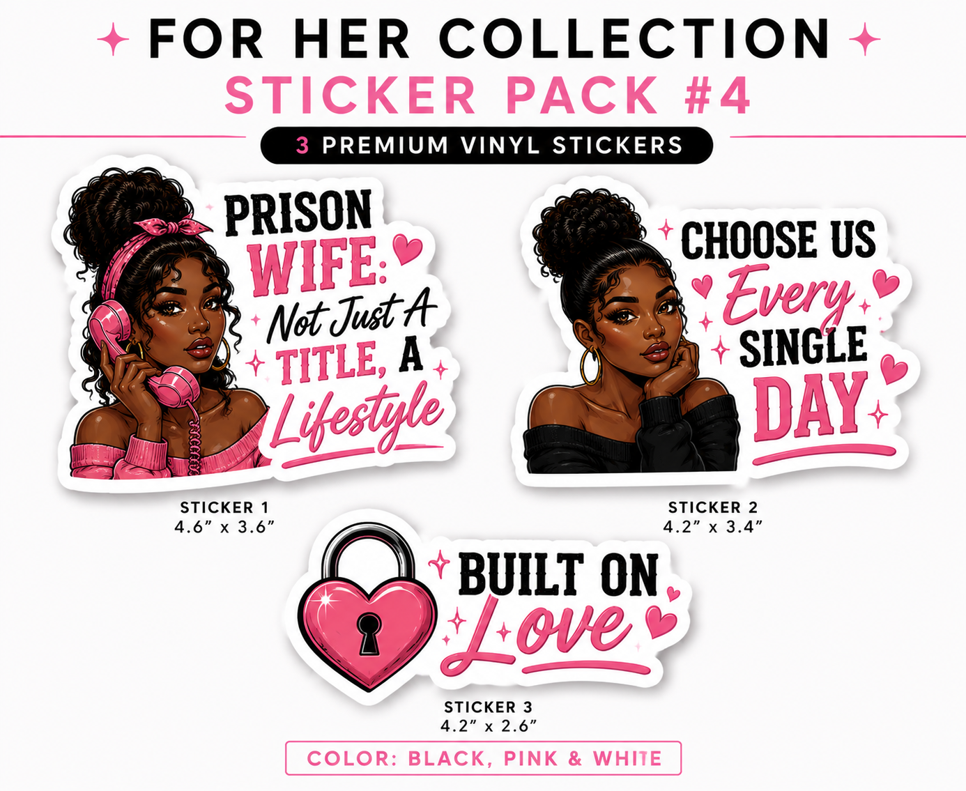 For Her Stickers