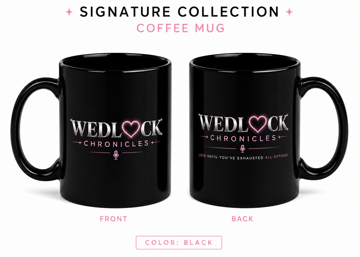 Wedlock Signature Mugs